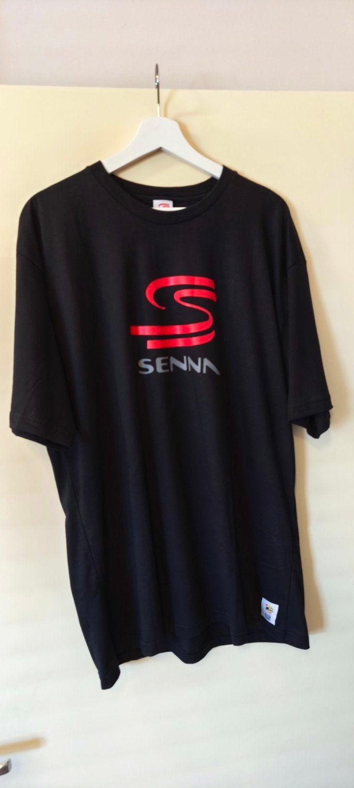 Zwart Senna T-shirt - Maat XL - Zo goed als nieuw, Maat 56/58 (XL), Ophalen of Verzenden, Zo goed als nieuw, Ayrton Senna
