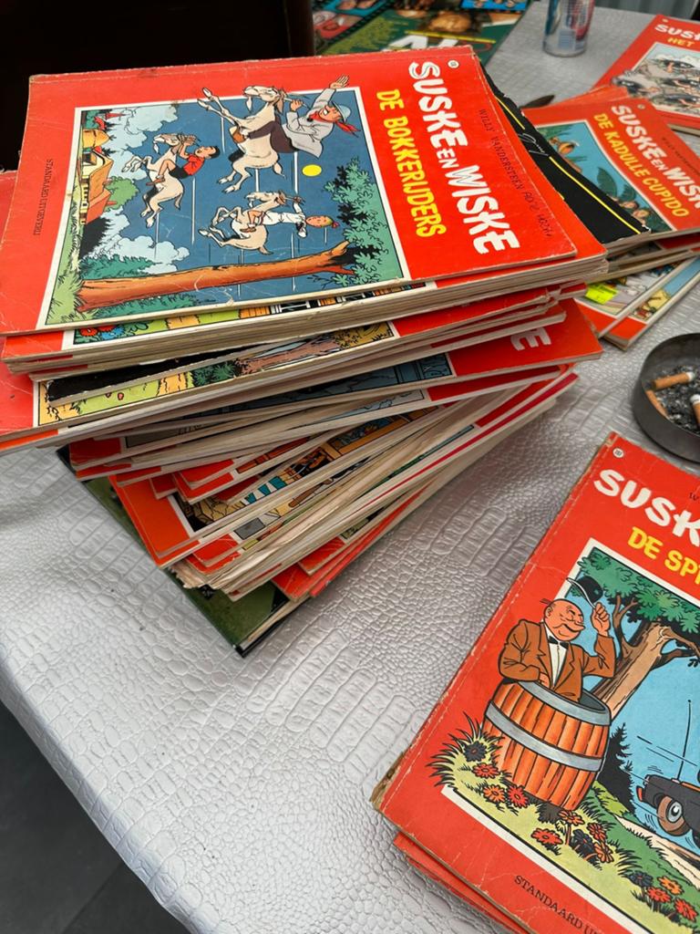 Grote verzameling Suske en Wiske stripboeken, Boeken, Stripboeken, Meerdere stripboeken, Ophalen, Gelezen