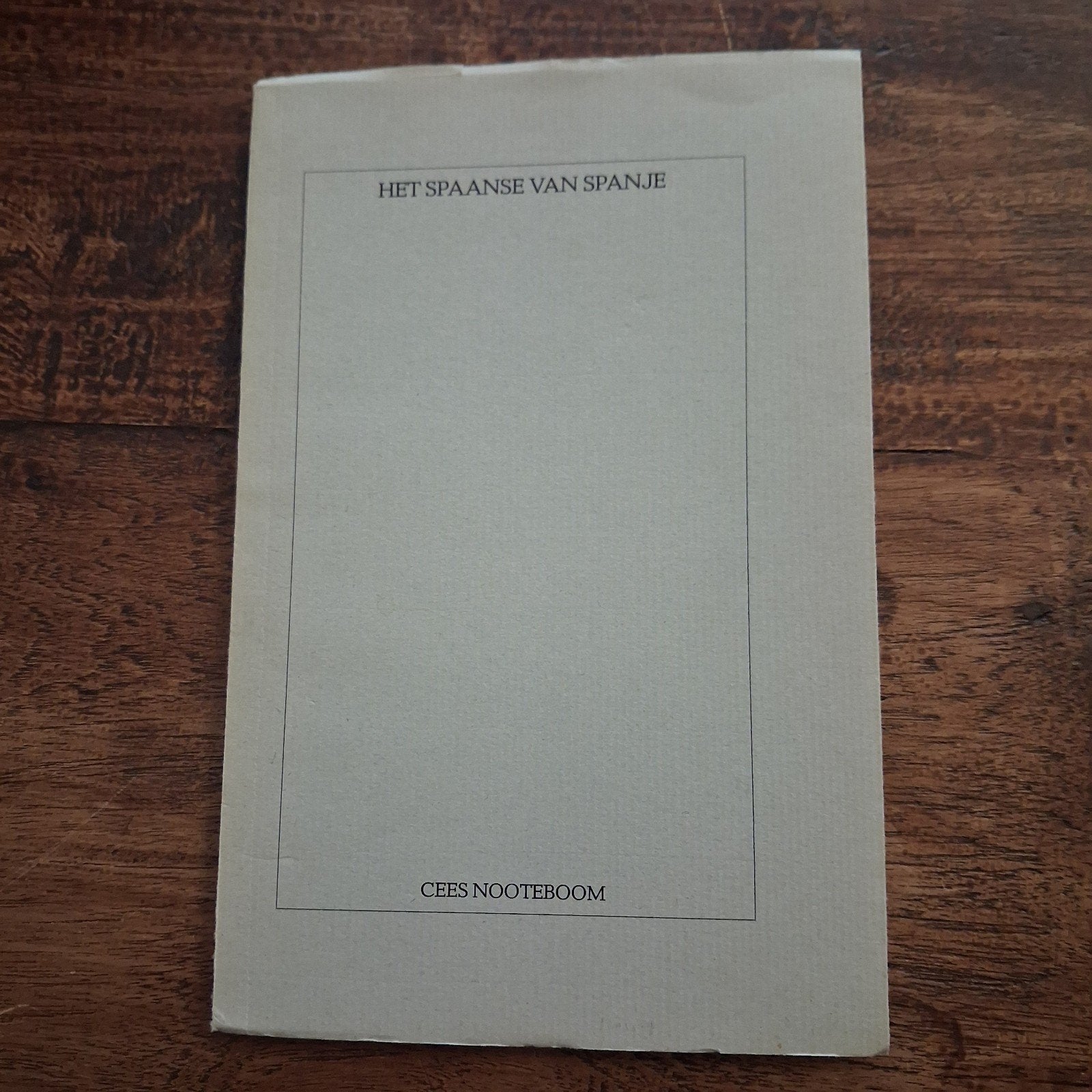 Het Spaanse van Spanje - Cees Nooteboom (1996), Ophalen of Verzenden, Zo goed als nieuw, Cees Nooteboom, Europa