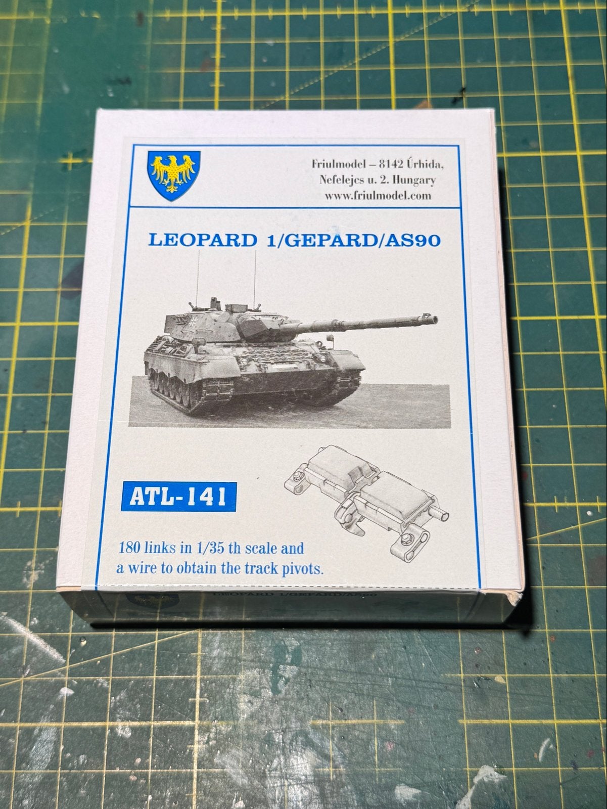 Friulmodel ATL-141 Leopard 1/Gepard/AS90 Tank Tracks, Overige merken, Tank, 1:32 tot 1:50, Nieuw