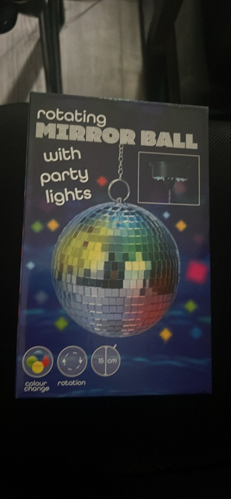 Disco verlichting set met afstandsbediening, Muziek en Instrumenten, Ophalen, Zo goed als nieuw, Discobol, Geluidgestuurd