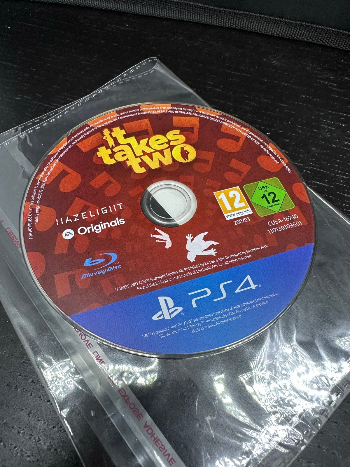 It Takes Two PS4 - Disc Only - Perfecte Staat, Avontuur en Actie, S, Verzenden, 2 spelers