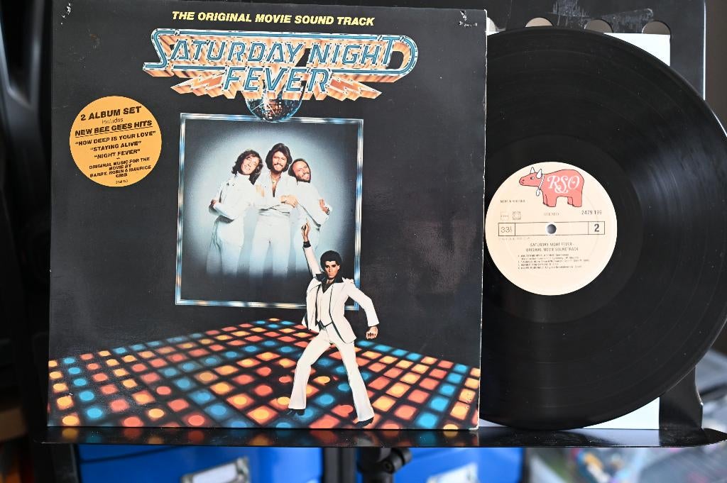 2LP 1977 Saturday Night Fever    " Saturday night fever ", Cd's en Dvd's, Vinyl | Filmmuziek en Soundtracks, Originele persing