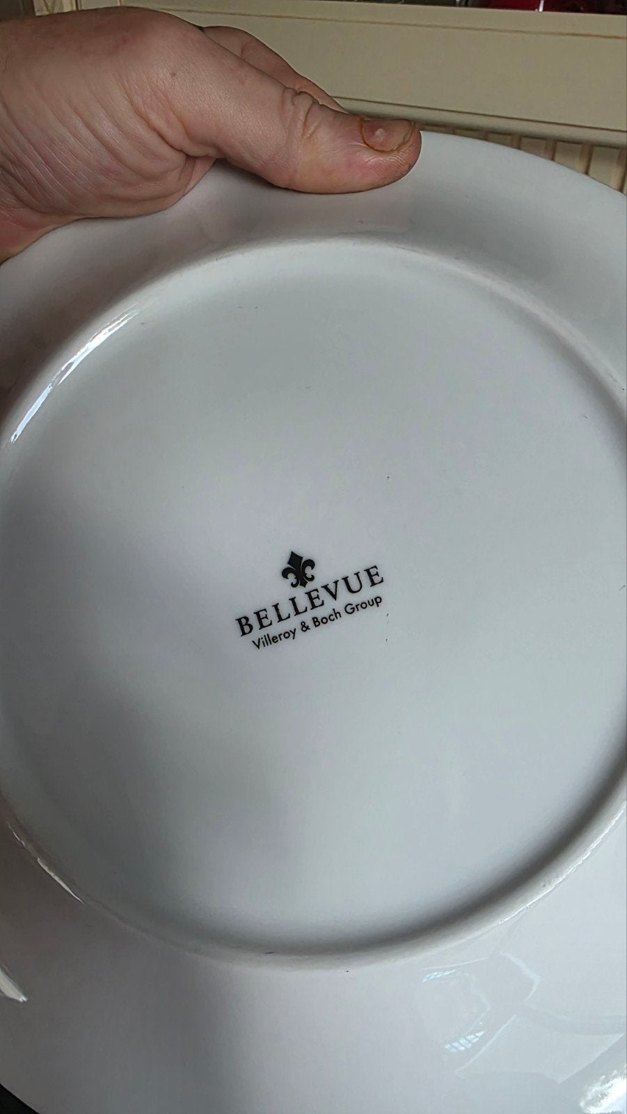 Bellevue Villeroy & Boch Servies - Wit Porselein, Ophalen, Gebruikt, Effen, Porselein