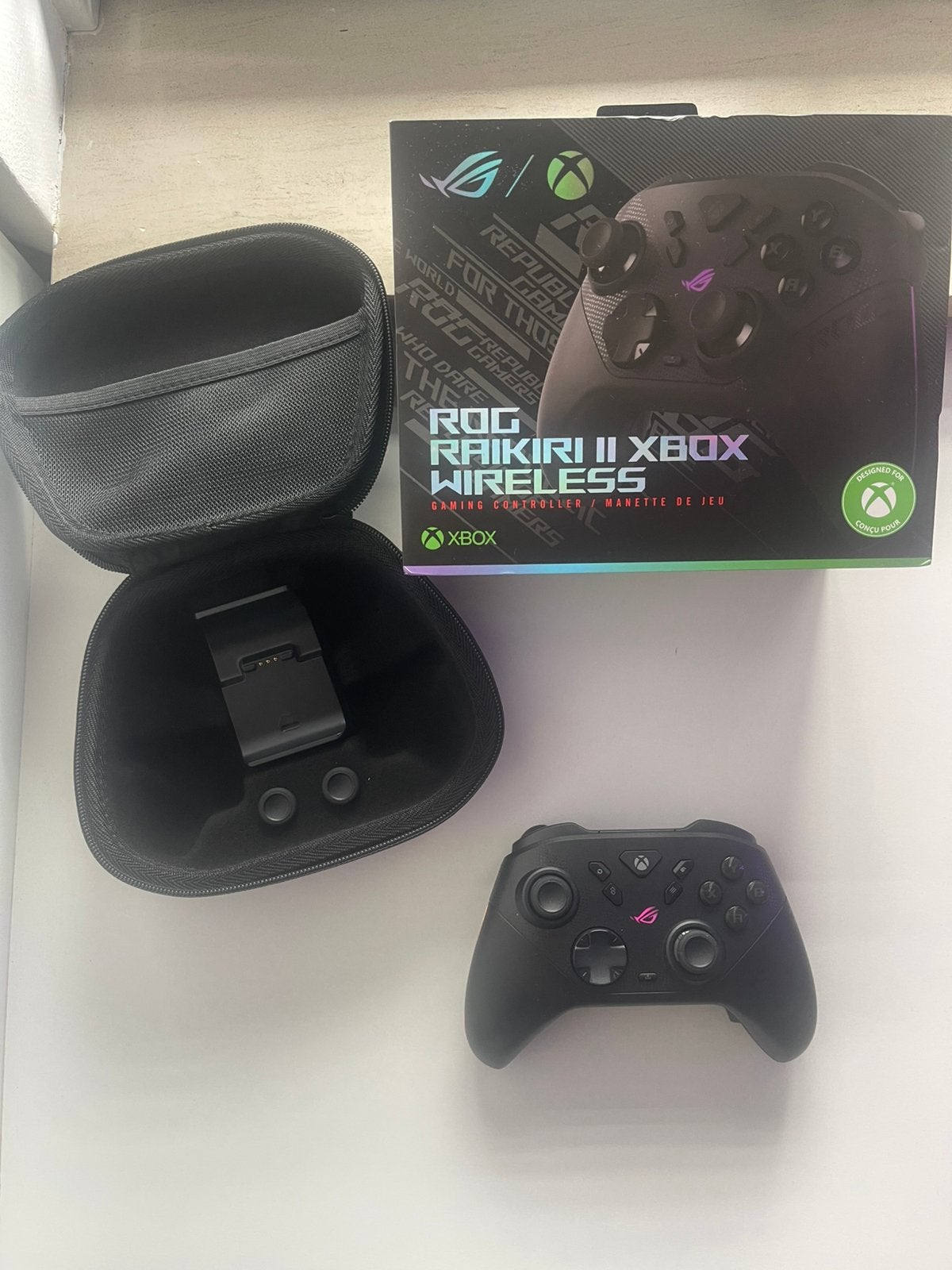 ROG raikirri 2 controller met muisklikkers, Spelcomputers en Games, Games | Pc, Zo goed als nieuw, Overige genres, 1 speler, Vanaf 3 jaar