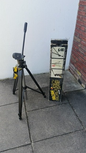 Camera statief / Bilora, Audio, Tv en Foto, Ophalen, Bilora, Driepoot, Zo goed als nieuw