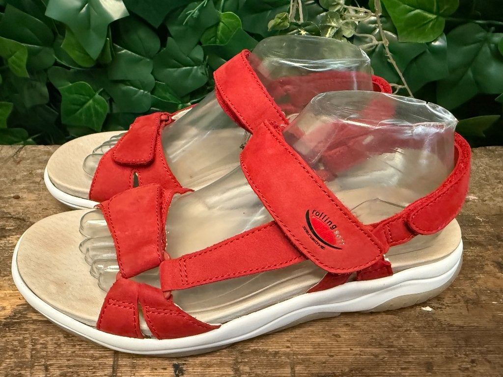 Bijna Nieuwe sandalen  Gabor rolling soft maat 40,5(maat 7), Kleding | Dames, Schoenen, Gabor, Zo goed als nieuw, Rood, Gabor