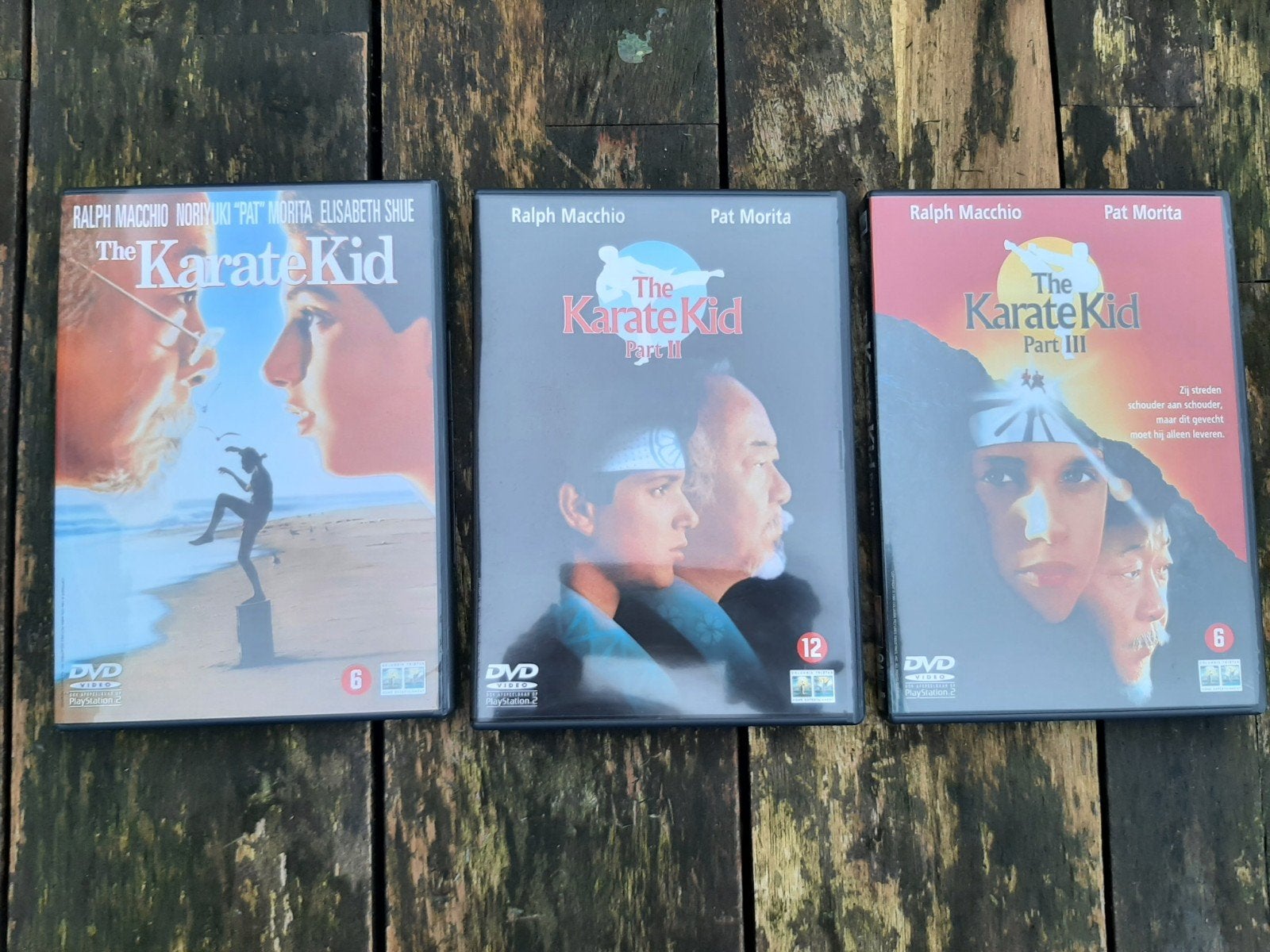 The karate kid deel 1 2 3 part dvd, Alle leeftijden, Ophalen of Verzenden, Zo goed als nieuw