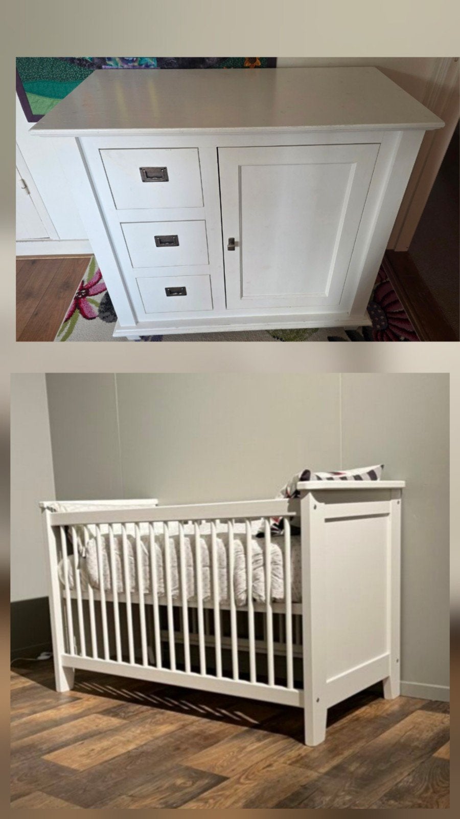 Alta Ledikant, commode en plankje met verstelbare bodem, Ophalen, Gebruikt