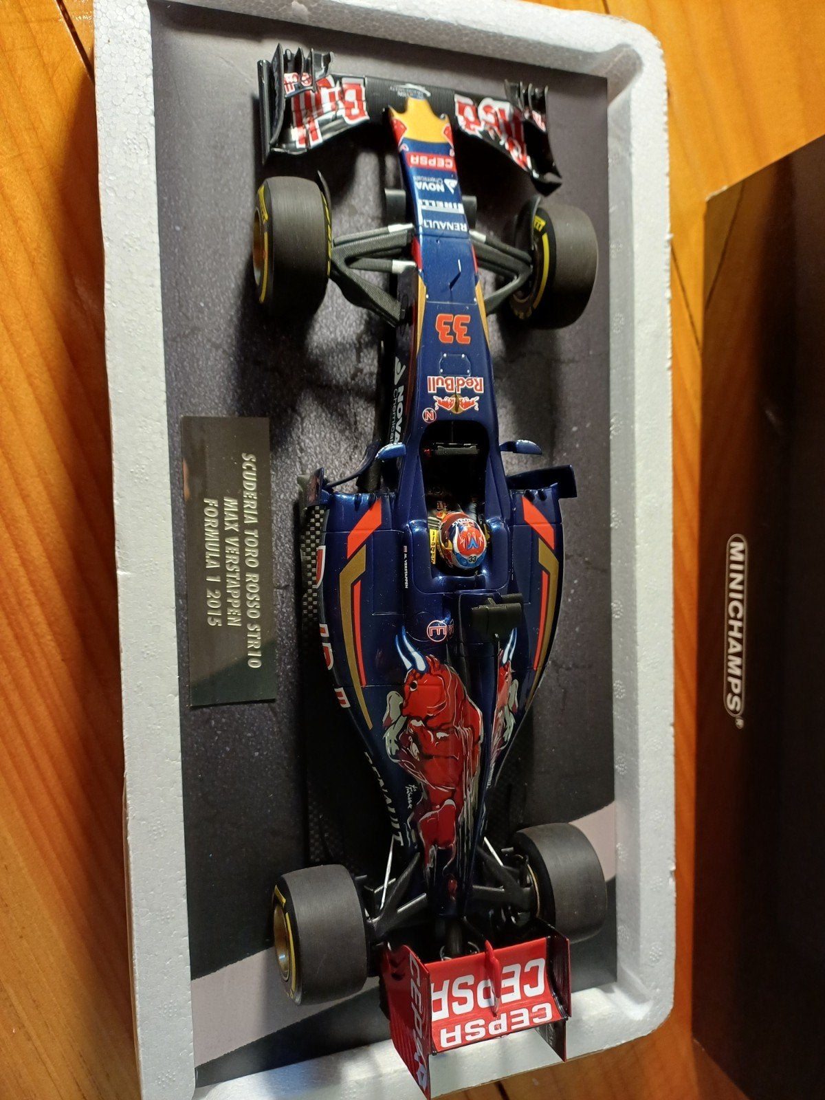 max verstappen Toro Rosso str 10 schaalmodel 1/18 formulia 1, Ophalen of Verzenden, Nieuw, Formule 1