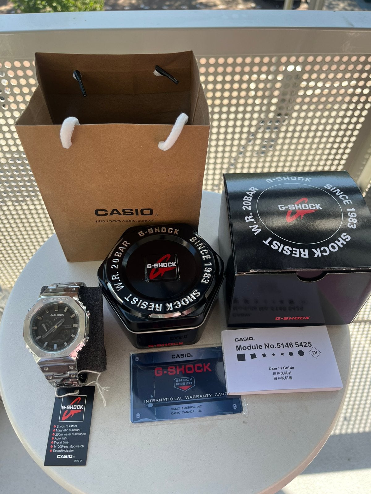 Casio G-shock zwart, Ophalen of Verzenden, Zo goed als nieuw, Zwart, Android