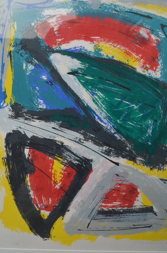 Grote zeefdruk Bep Toscani 1990 genummerd/gesigneerd (1), Antiek en Kunst, Kunst | Litho's en Zeefdrukken, Gelimiteerde oplage
