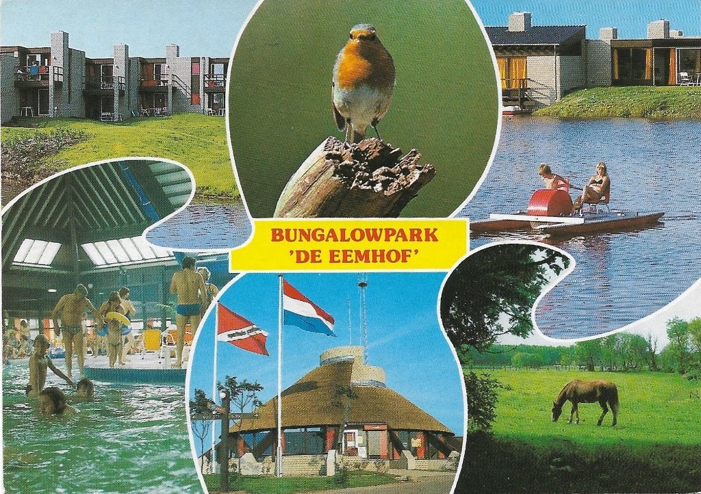 Ansichtkaart  	Zeewolde 	De Eemhof	6-luik, Verzenden, 1980 tot heden, Gelopen, Flevoland