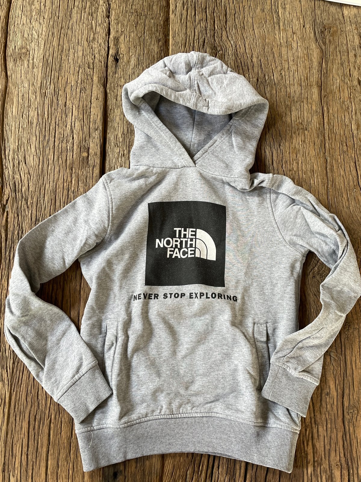 The North Face Hoodie Grijs - Jeugd XL/TG, Ophalen of Verzenden, Zo goed als nieuw, Jongen of Meisje
