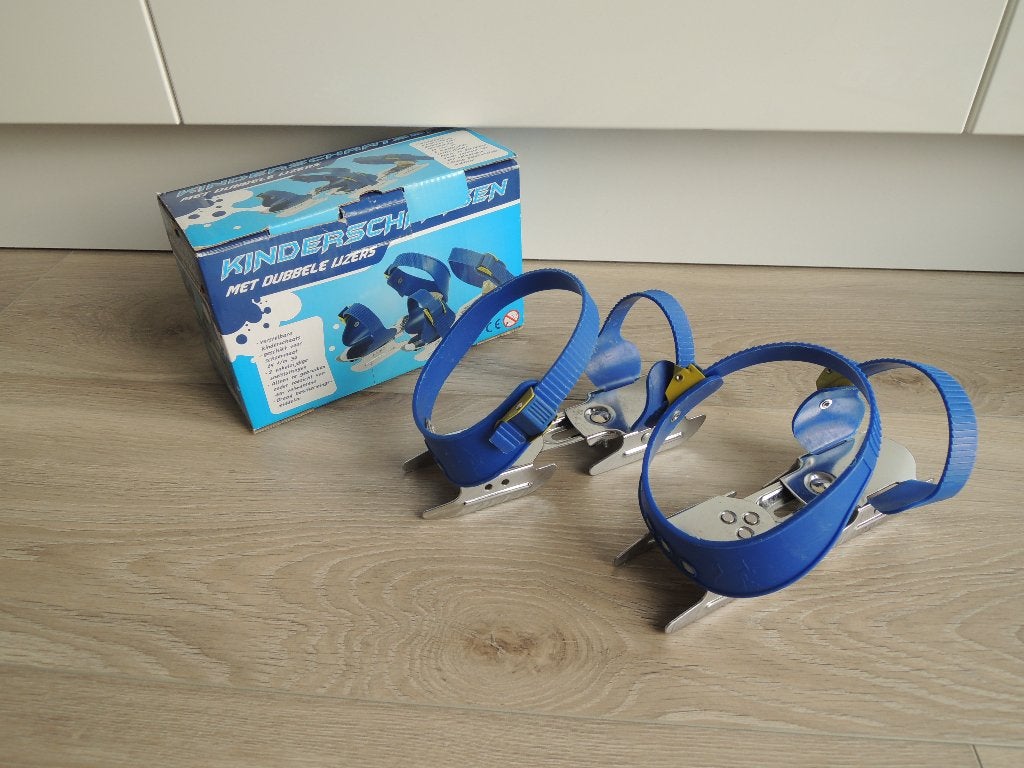 schaatsen met dubbele ijzers, Ophalen of Verzenden, Gebruikt, Overige typen, Overige merken