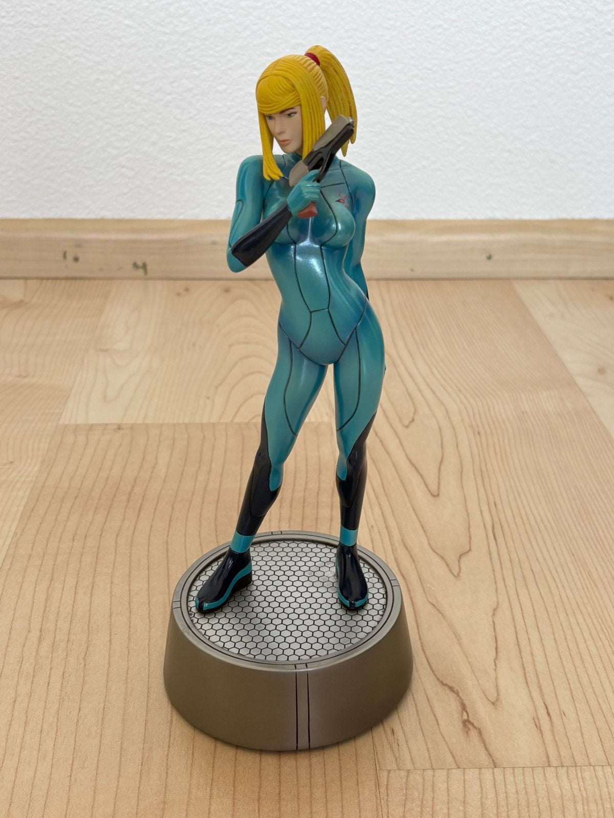 Nintendo First 4 Figures Metroid Zero Suit Samus Beeld, Ophalen of Verzenden, Zo goed als nieuw, Fantasy