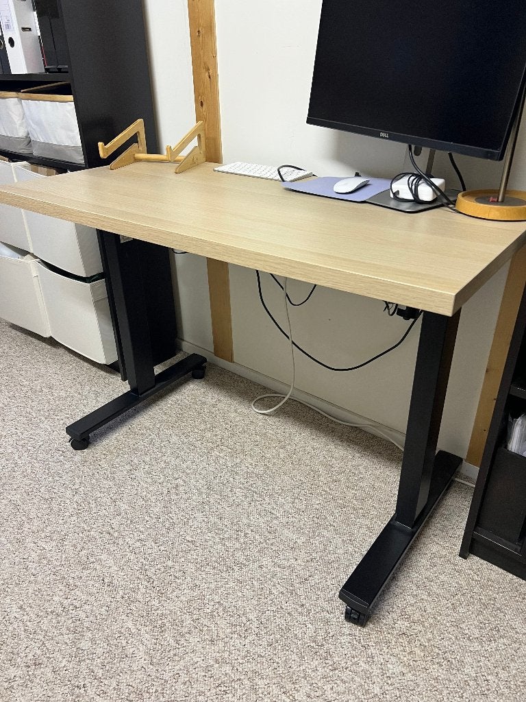 STANDING DESK, Ophalen, Elektrisch, 120 cm, Zo goed als nieuw