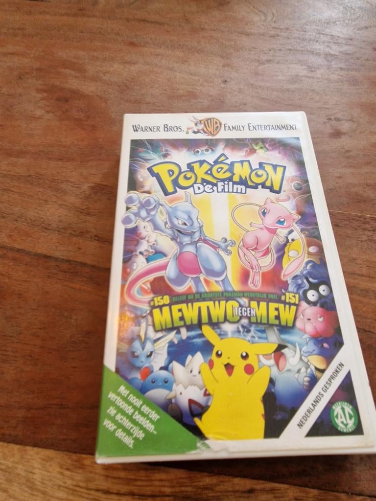 Pokémon De Film: Mewtwo tegen Mew (VHS), Cd's en Dvd's, Alle leeftijden, Ophalen of Verzenden, Science Fiction en Fantasy