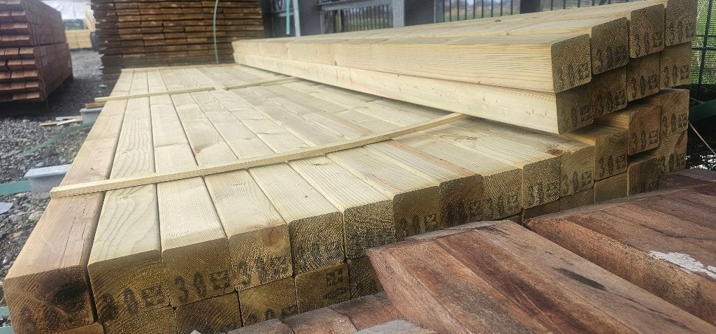 NIEUWE tuinpalen    68x68x 3 meter geimpregneerd, Ophalen, Nieuw, Minder dan 180 cm, Palen