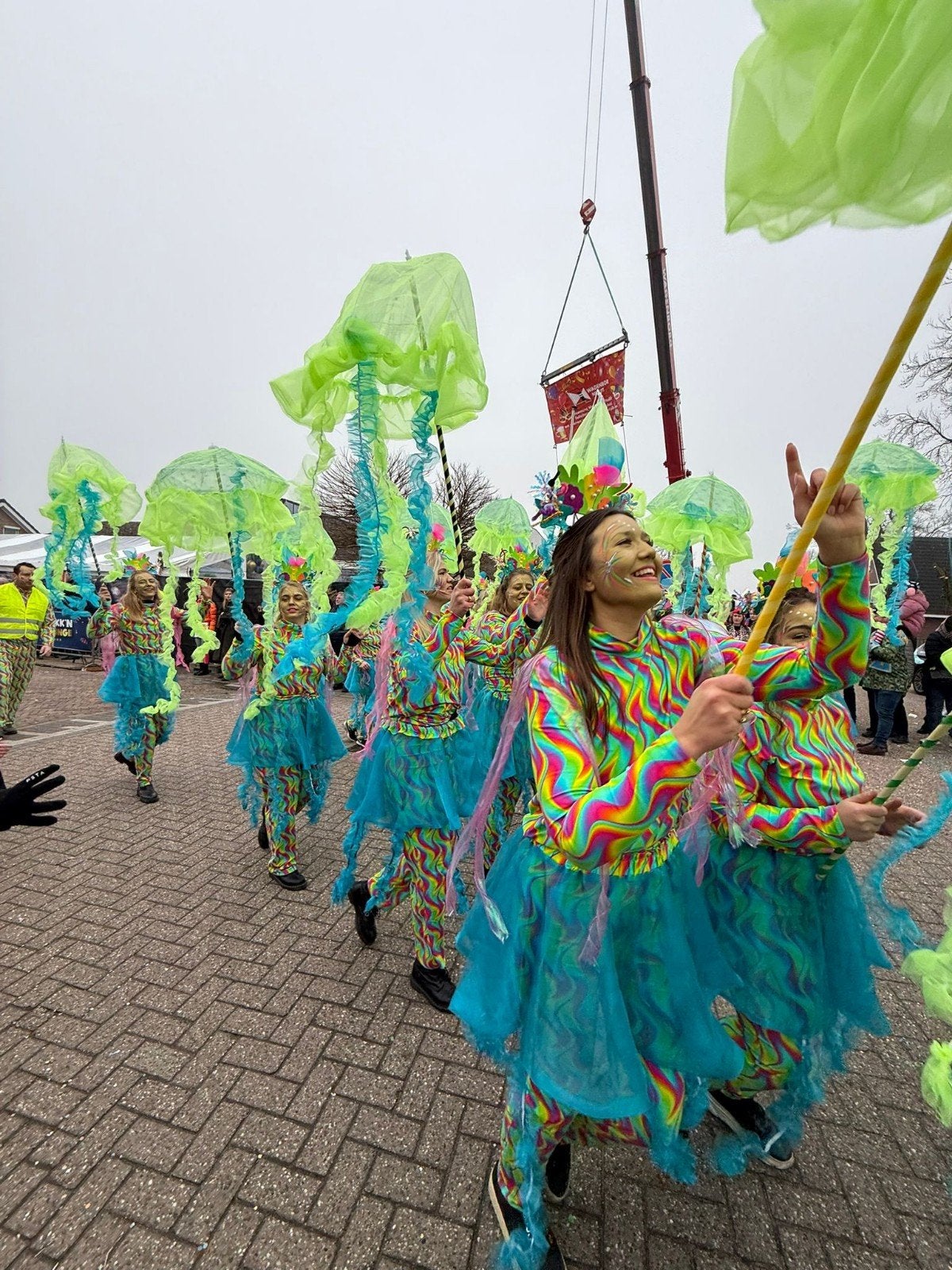 Loopgroep carnaval kleurrijk Kwallerina's!, Ophalen, Carnaval, Maat 42/44 (L), Kleding