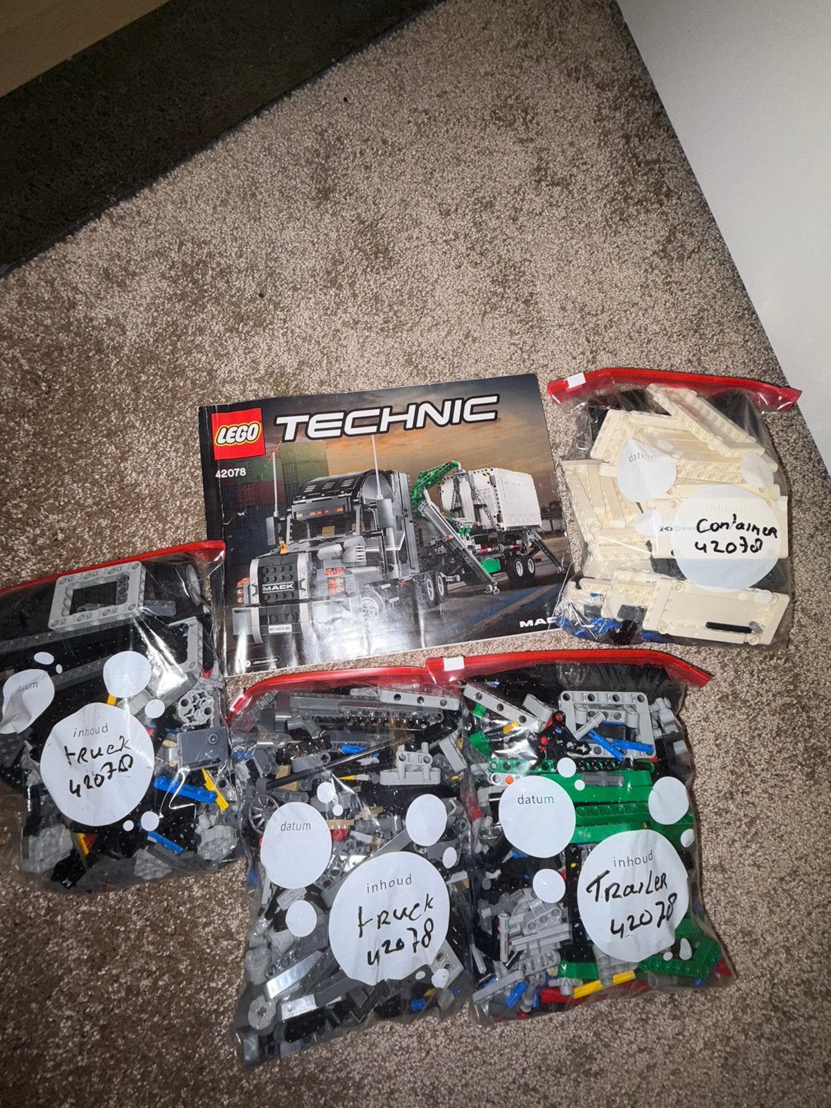 Lego 42078 Mack Anthem, Lego, Ophalen of Verzenden, Zo goed als nieuw, Complete set