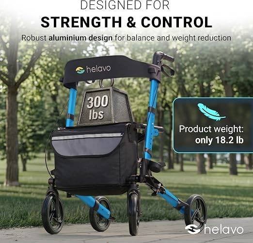 Premium Helavo aluminium rollator, Diversen, Ophalen, Lichtgewicht, Nieuw