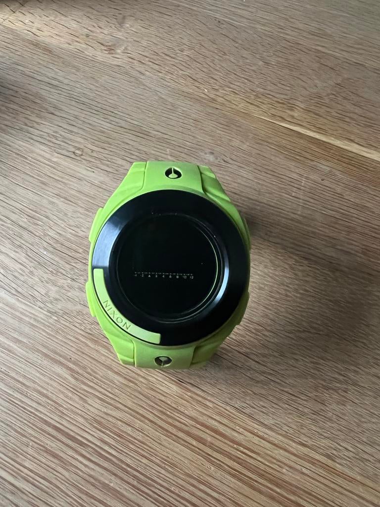 Nixon Outsider Tide Lime Polshorloge, Overige merken, Kunststof, Polshorloge, Ophalen of Verzenden