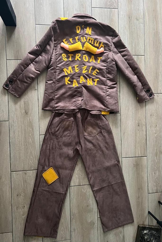 Carnavalspak heren maat L/XL, Ophalen of Verzenden, Zo goed als nieuw, Maat 56/58 (XL)
