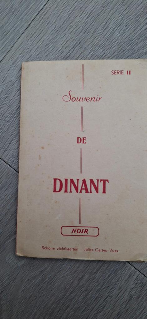 Souvenir de Dinant Noir  ansichtkaartboek Dinant, België, Ophalen of Verzenden, Voor 1920, Brussel (Gewest)