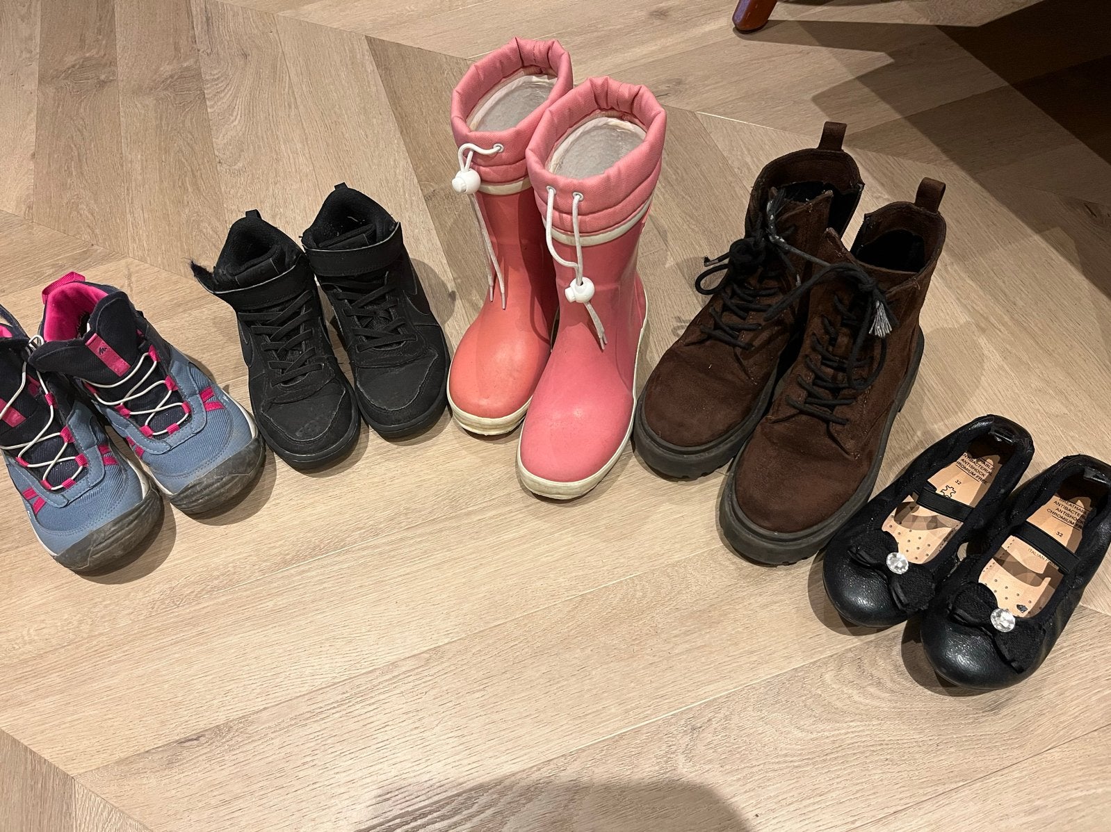 Diverse kinderschoenen maat 32, Ophalen, Gedragen, Overige kleuren, Overige typen