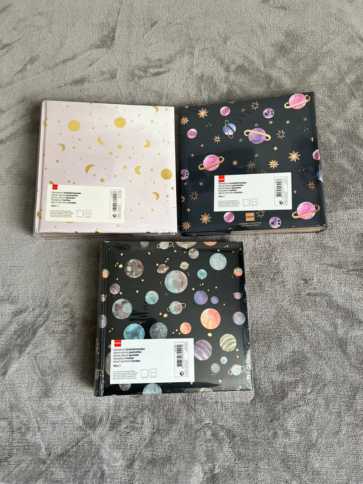 HEMA set van 3 fotoalbums met insteekhoezen - nieuw setprijs, Ophalen of Verzenden, Nieuw, Fotoalbum