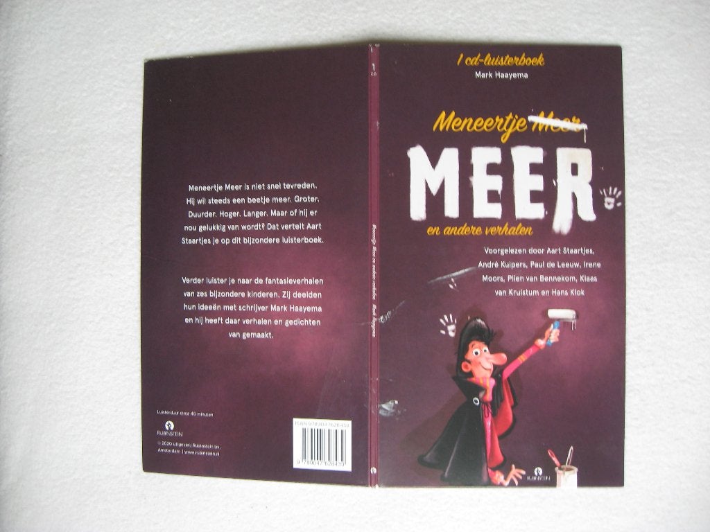 1 CD luisterboek - Meneertje Meer (MEER) en andere verhalen, Ophalen of Verzenden, 1 CD luisterboek, Cd