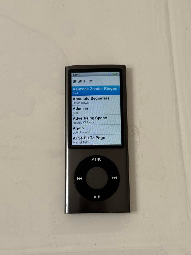 iPod nano 8GB met camera - Grijs, Apple, Zwart, Ophalen of Verzenden, Apple