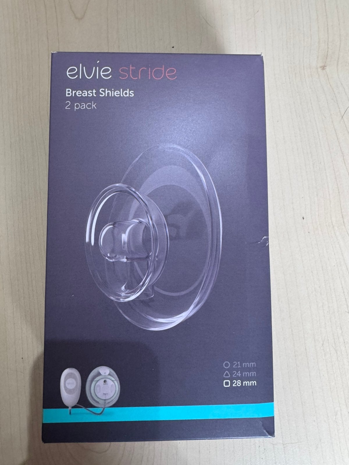 Elvie Stride borstschild 28 mm (1x gebruikt), Ophalen of Verzenden, Zo goed als nieuw, Overige typen, Elvie