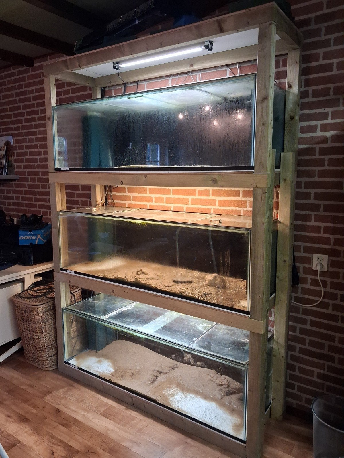 Aquariumstelling 150x50x50cm, Ophalen, Leeg aquarium