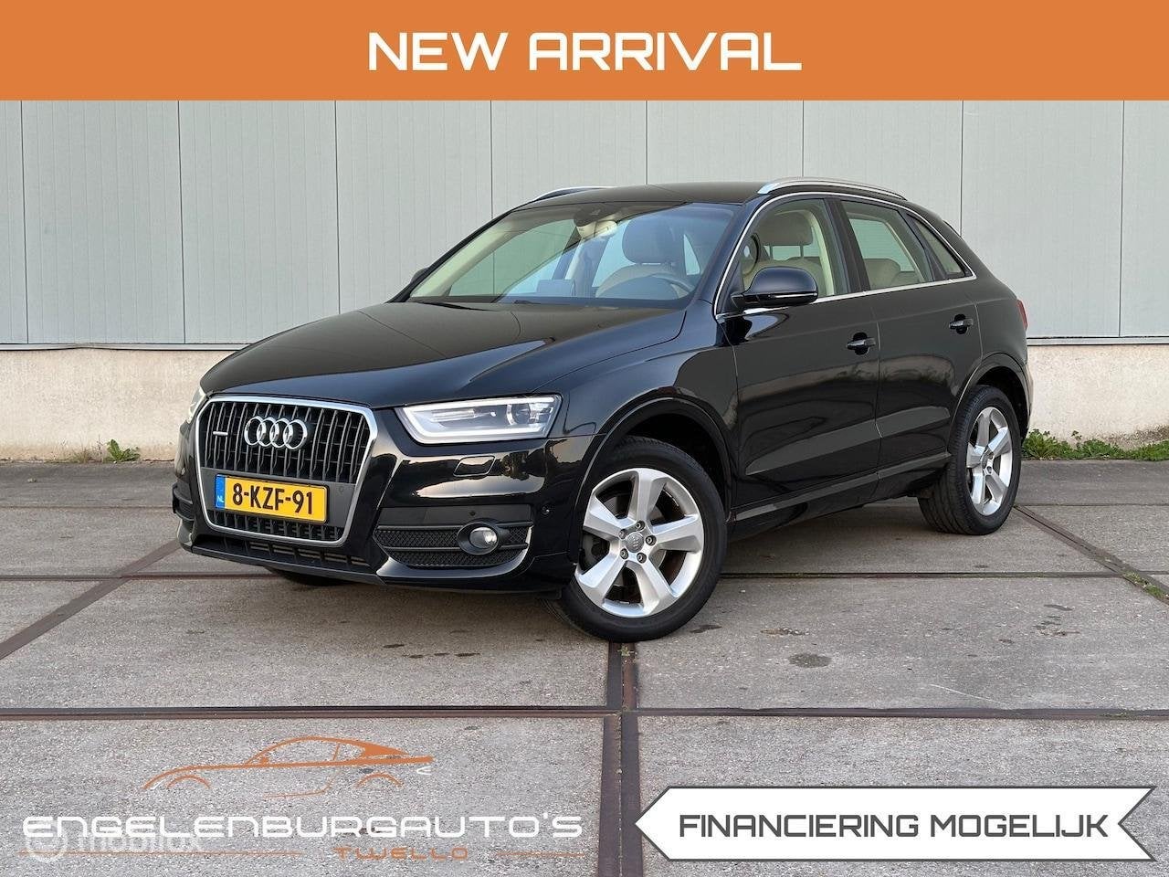 Audi Q3 2.0 TFSI quattro Business Edition uniek NAP leder, Auto's, Euro 5, Gebruikt, 4 cilinders, Zwart
