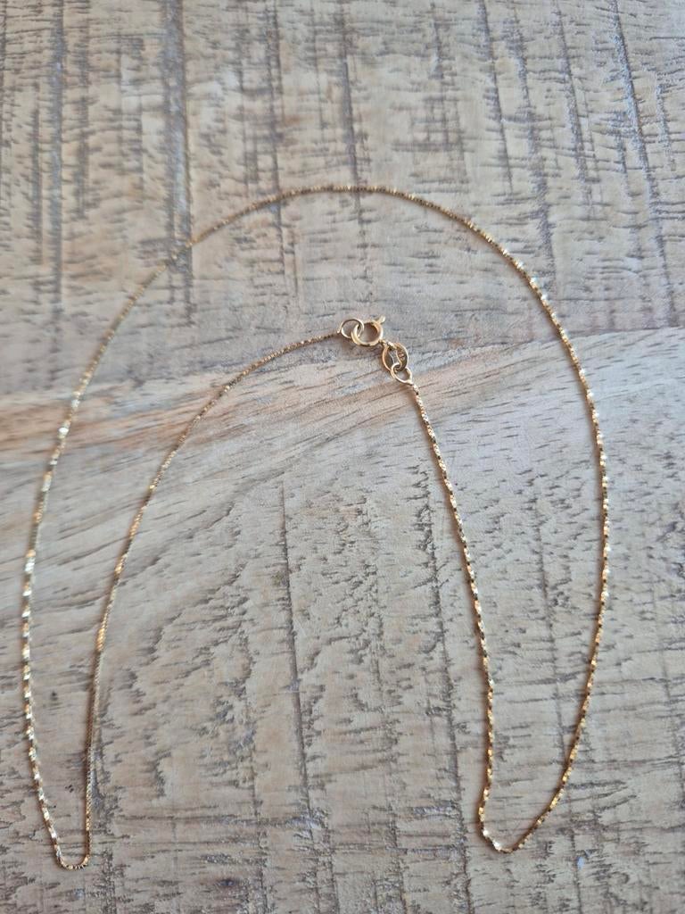 Gouden venetiaanse ketting- 18 karaat, Sieraden, Tassen en Uiterlijk, Kettingen, Ophalen, Nieuw, Goud, Goud