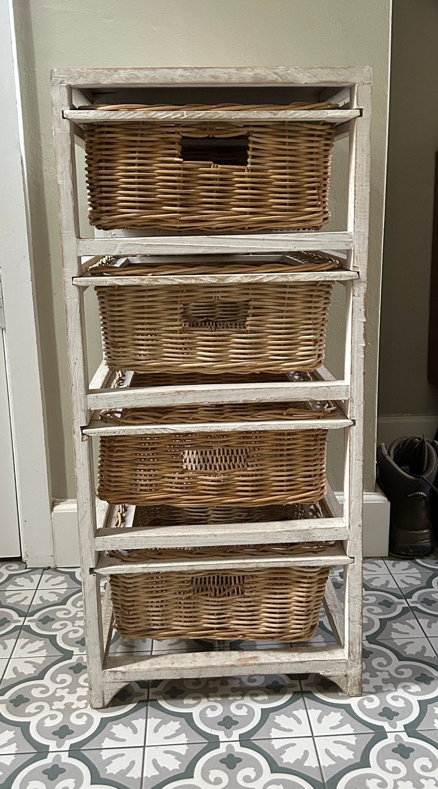 Halkastje, Huis en Inrichting, Ophalen, Minder dan 50 cm, Gebruikt, 3 of 4 laden