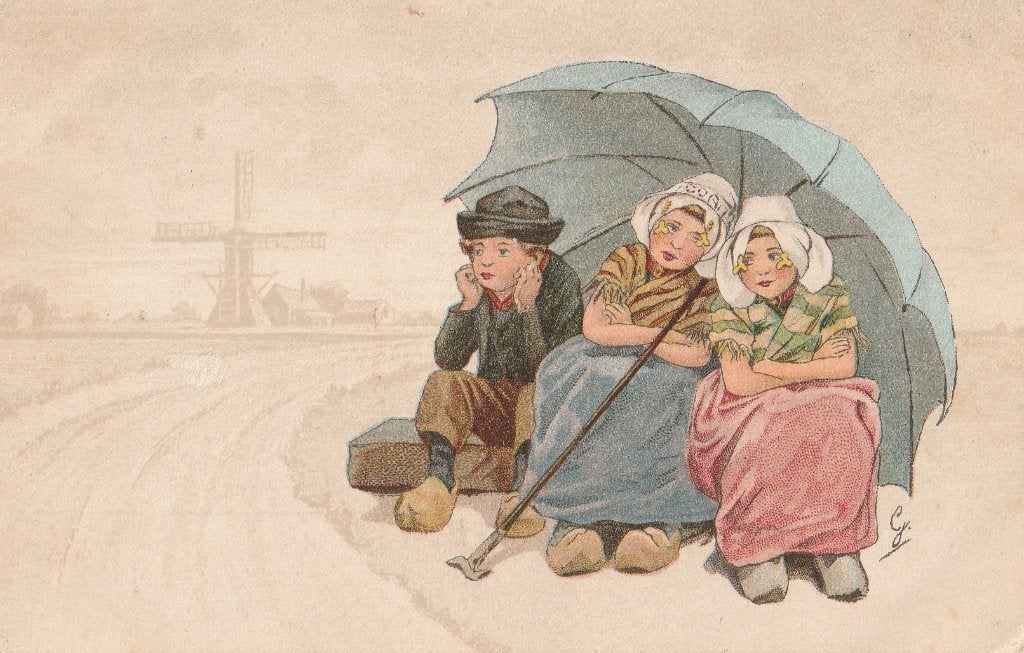 Gerstenhauer - 976 - twa : Serie 1008, Verzenden, Voor 1920, Klederdracht