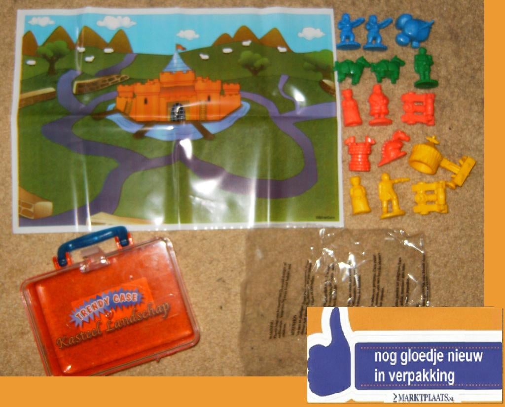 reistip: Speel koffertje kasteel met o.a. poppetjes reisspel, Ophalen of Verzenden, Nieuw