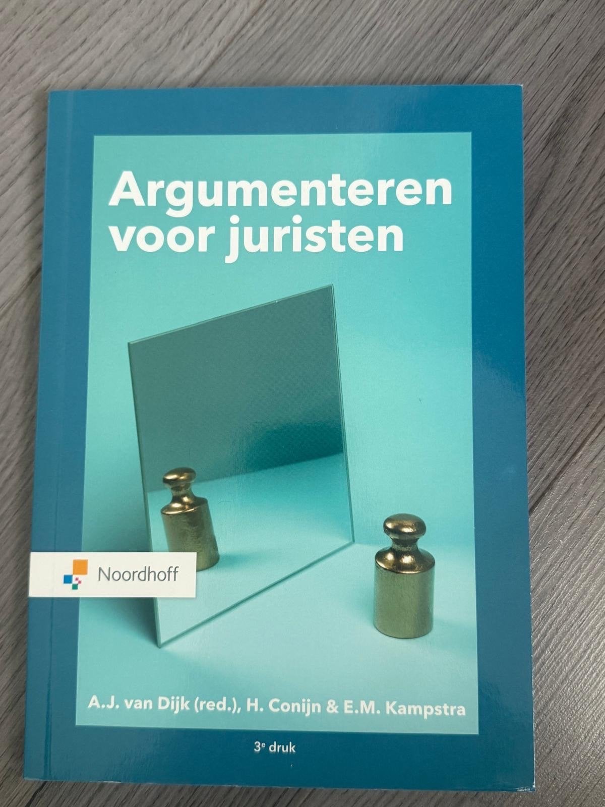 Argumenteren voor juristen - Studieboek, Ophalen of Verzenden, Alpha, Zo goed als nieuw, LBO