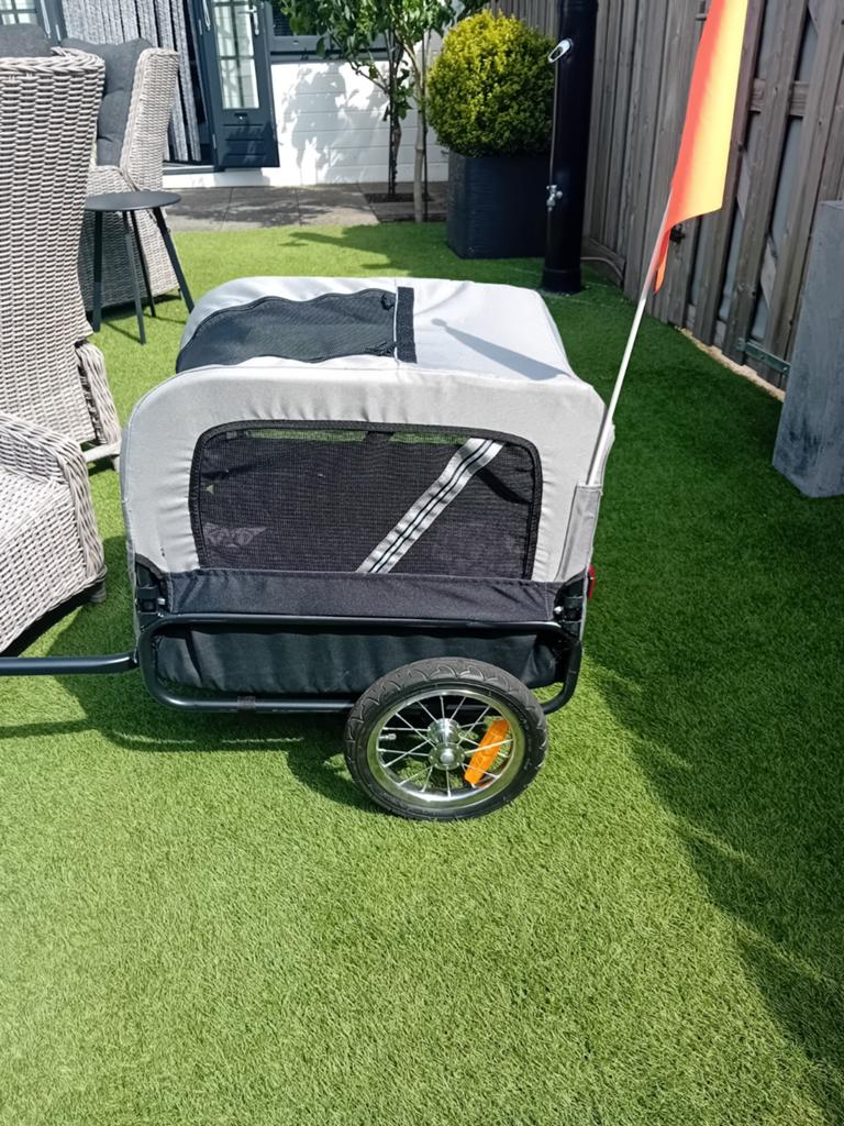 Flamingo Hondenkar - Ideaal voor lange fietstochten, Fietsen en Brommers, Fietsaccessoires | Aanhangers en Karren, Opvouwbaar