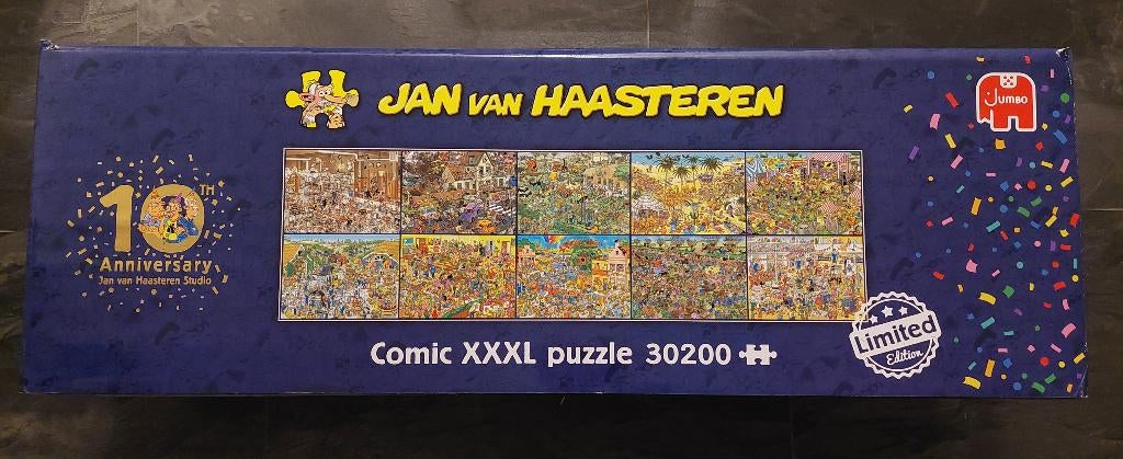 Jan van Haasteren XXXL puzzel 30.200 stukjes (nieuw), Hobby en Vrije tijd, Denksport en Puzzels, Ophalen of Verzenden, Minder dan 500 stukjes