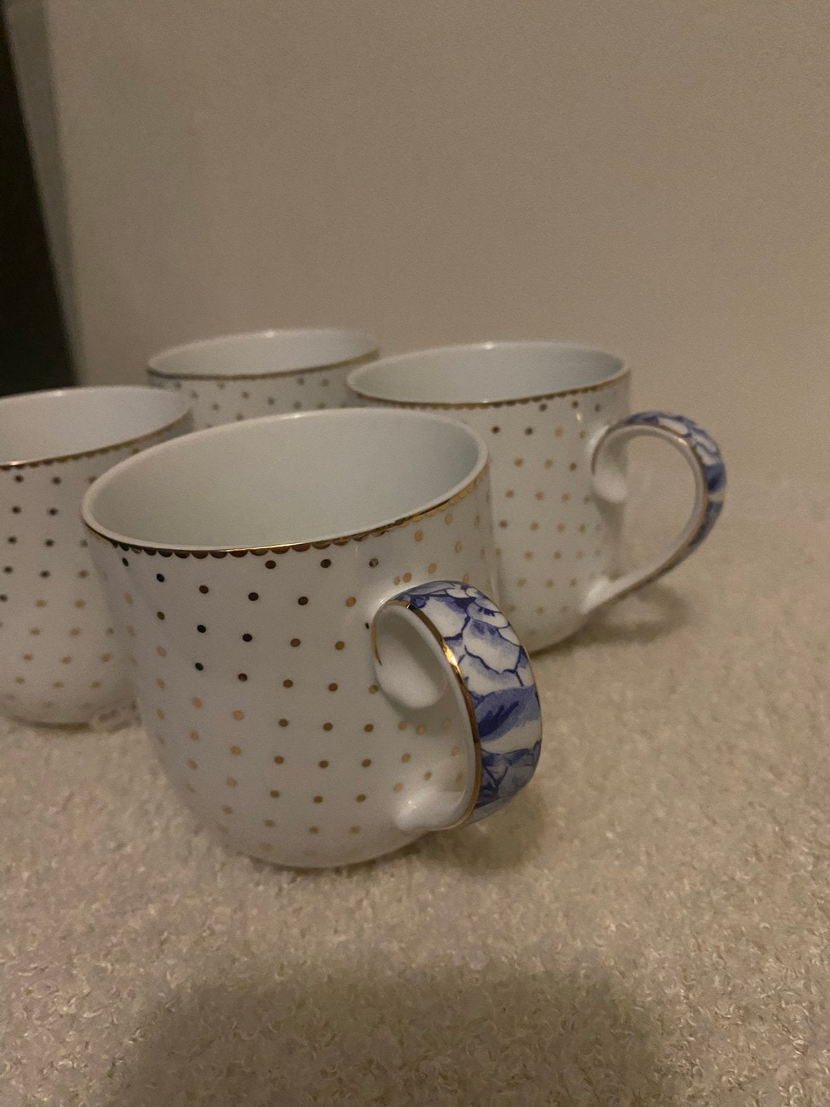 Set van 6 koffiebekers pip, Ophalen, Keramiek, Zo goed als nieuw, Overige stijlen