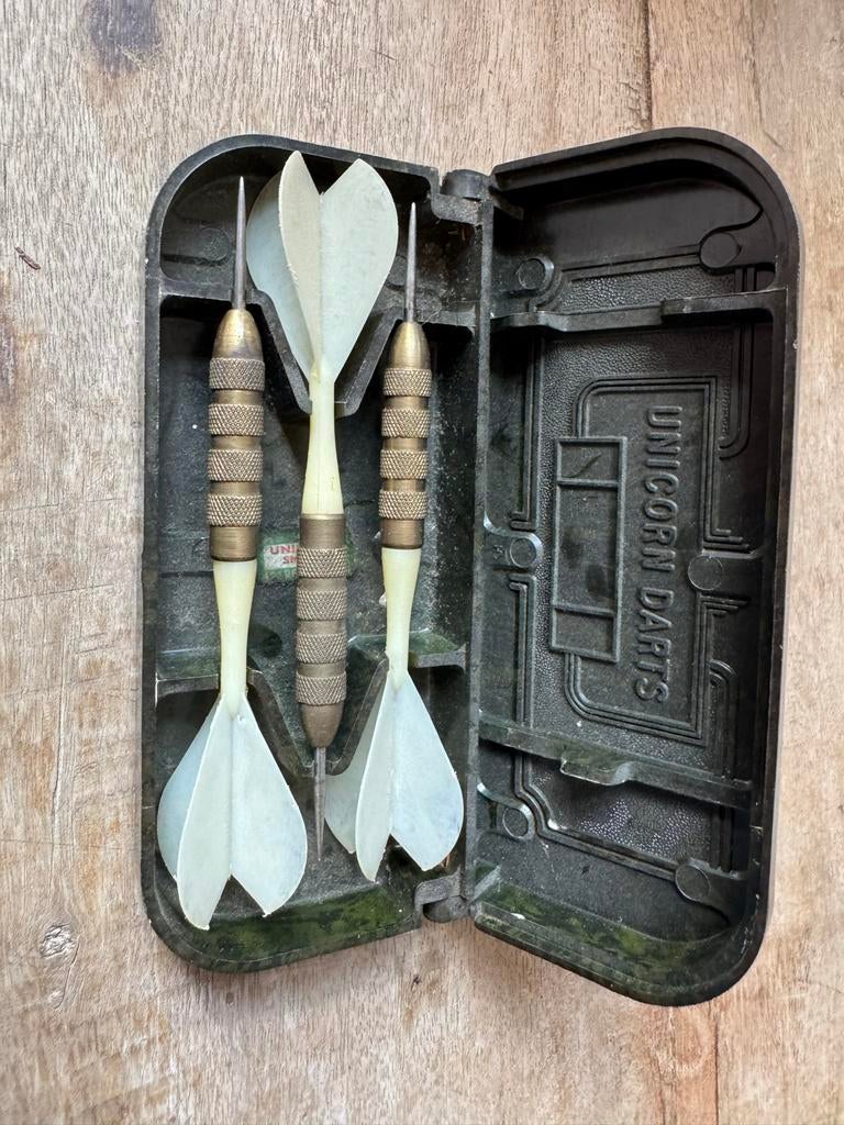 Unicorn Darts set in originele case - 15.5cm, Ophalen