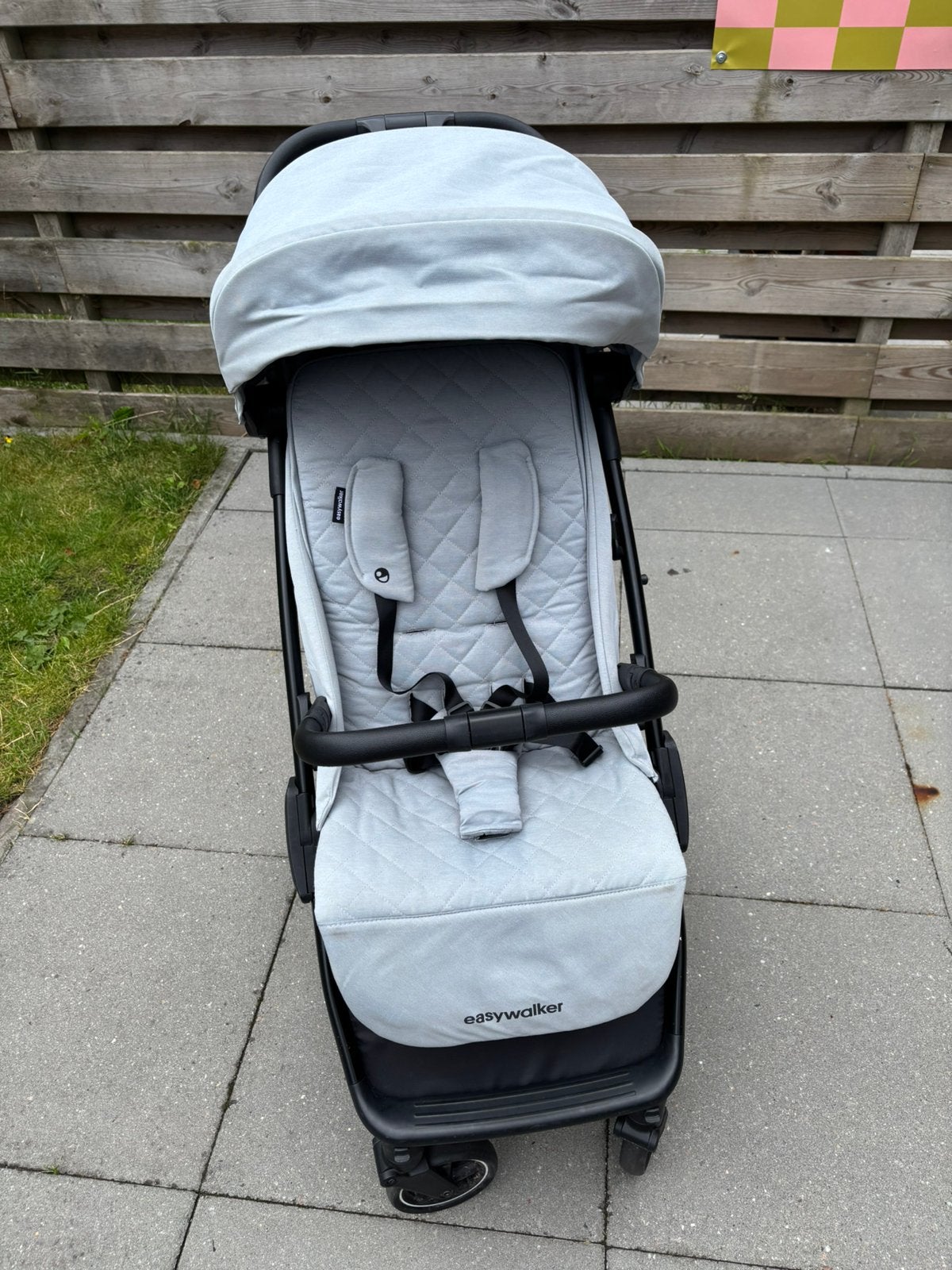 Easywalker Jackey grijs/blauw, Ophalen, Zo goed als nieuw, Overige merken, Verstelbare rugleuning