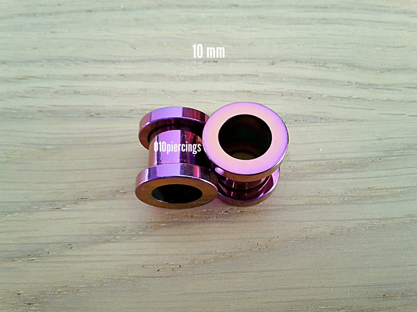 Nieuwe tunnels, pluggen. Staal. Roze., Sieraden, Tassen en Uiterlijk, Piercings, Ophalen of Verzenden, Zo goed als nieuw, Staal