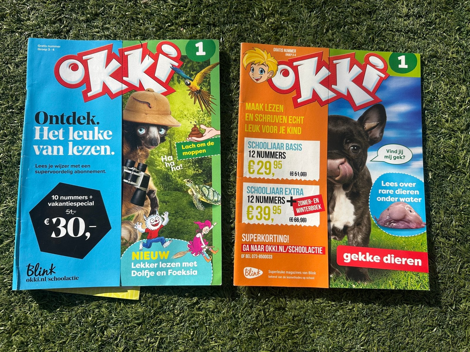 twee promotiemagazines van Okki, Boeken, Meerdere stripboeken, Ophalen, Zo goed als nieuw
