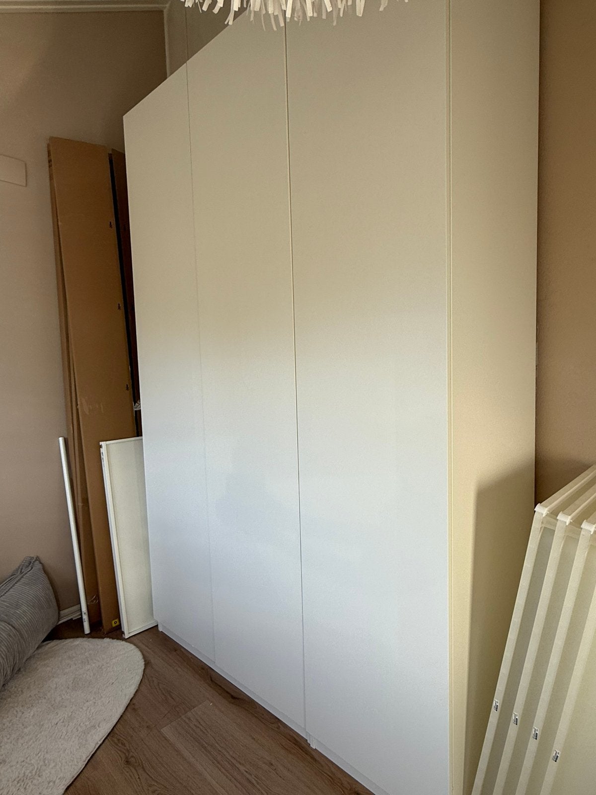 Hoge PAX kledingkast (2.36m) met lades, roede en planken, Ophalen, Gebruikt, 200 cm of meer, 150 tot 200 cm