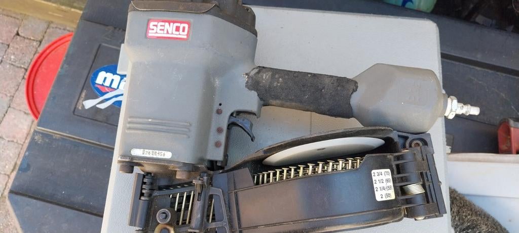 Senco pneumatische schiethamer met trommel, Ophalen, Minder dan 600 watt, 30 tot 70 mm
